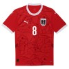 Camiseta de fútbol Austria Alaba 8 Primera Equipación Euro 2024 - Hombre